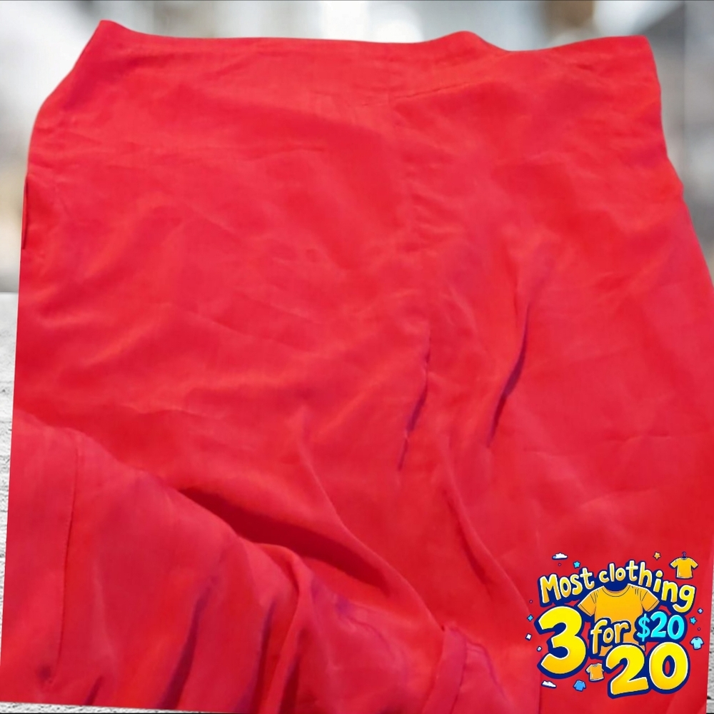 S.G. collection Red vintage pencil skirt